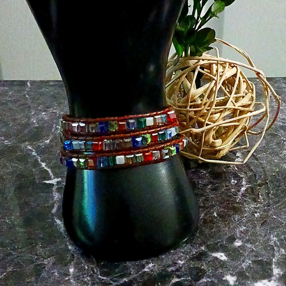 Multicolored Wrap Bracelet
